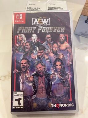 AEW: Fight Forever - Nintendo Switch Video Game (Black)